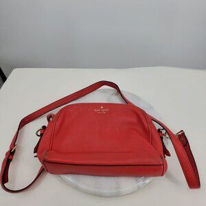 Kate Spade Mulberry Street Darian Red Women's Leather Crossbody Purse Bag